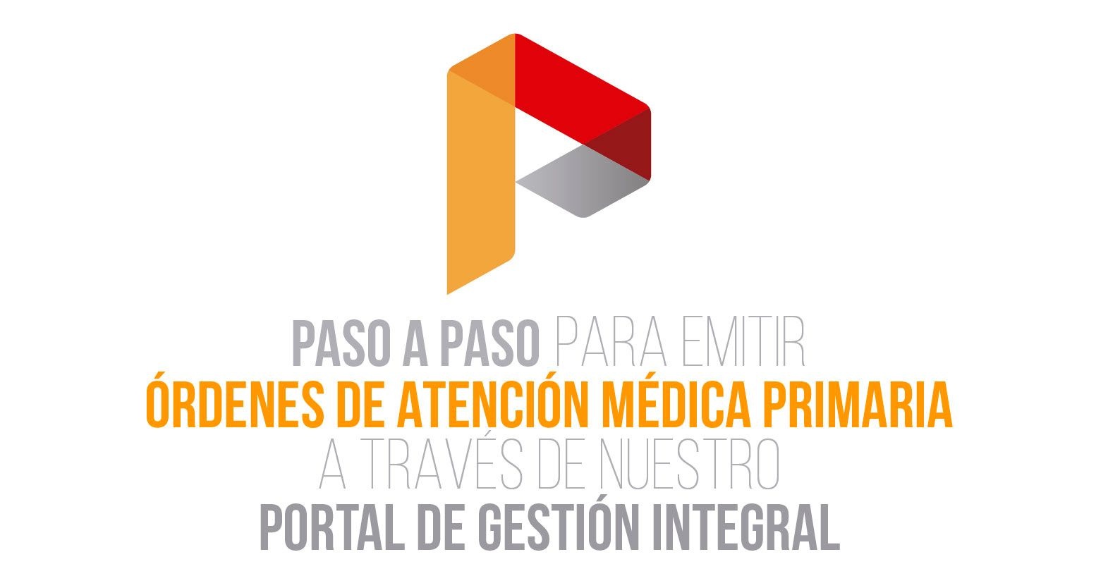 Ahora puedes emitir órdenes de AMP por nuestro Portal Web