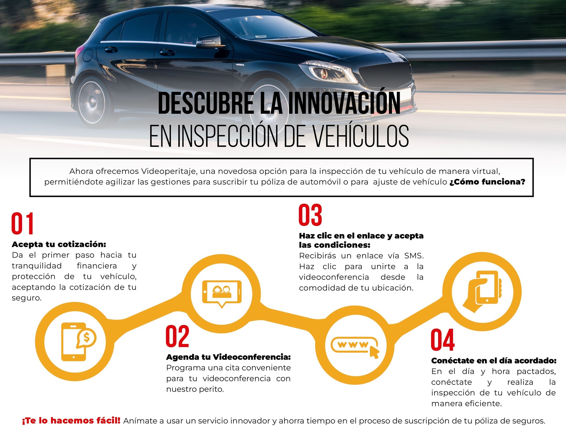 Videoperitaje, una herramienta para hacer inspección de automóvil rápida y sencilla