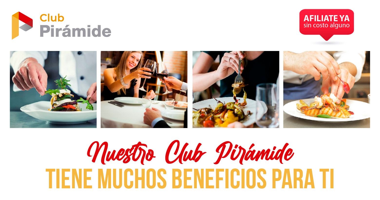 Nuestro Club Pirámide tiene muchos beneficios para ti