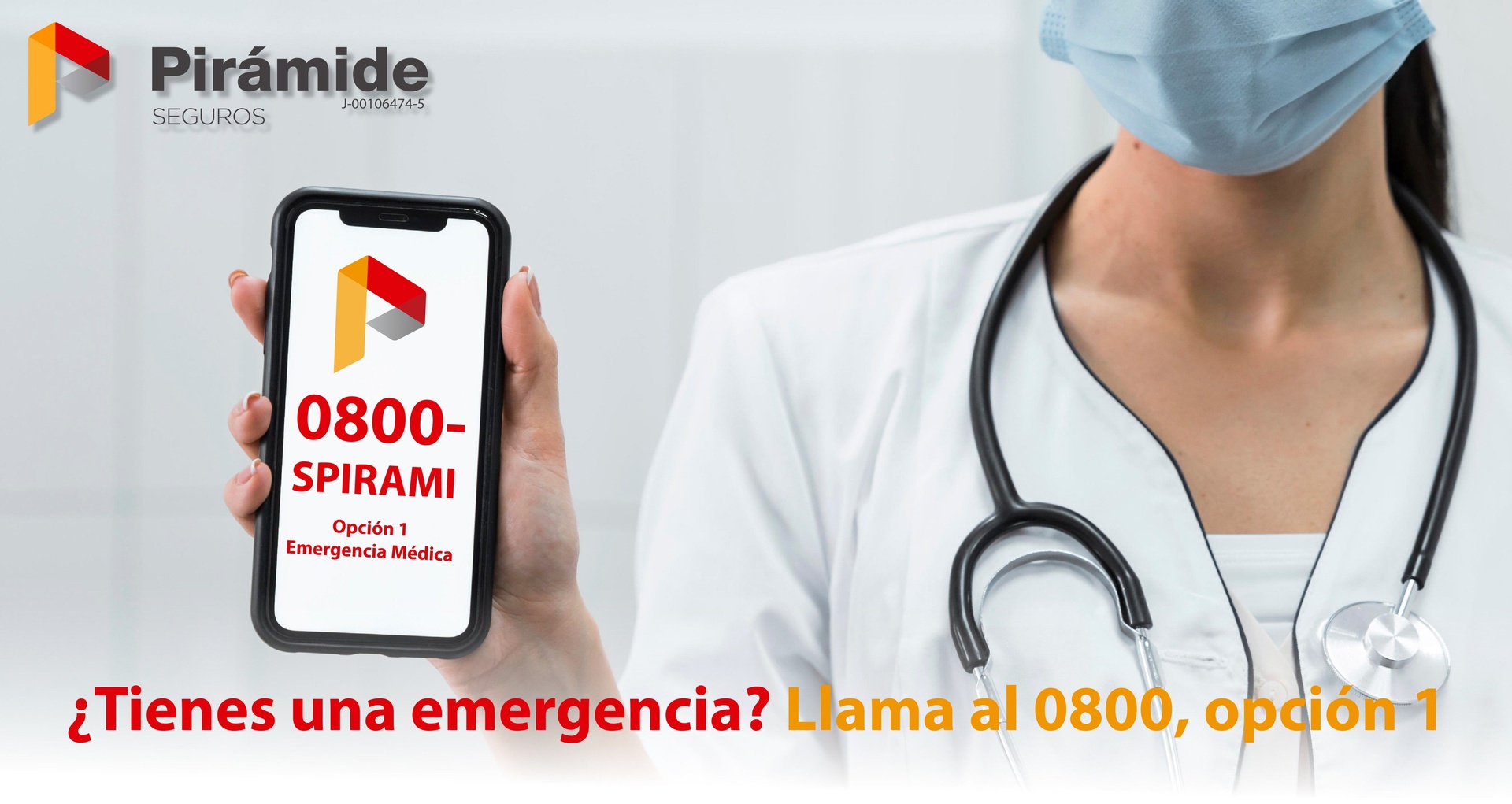 ¿Tienes una emergencia? Llama al 0800, opción 1